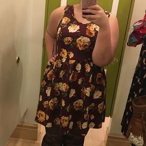 Forever 21 Floral Skater Dress